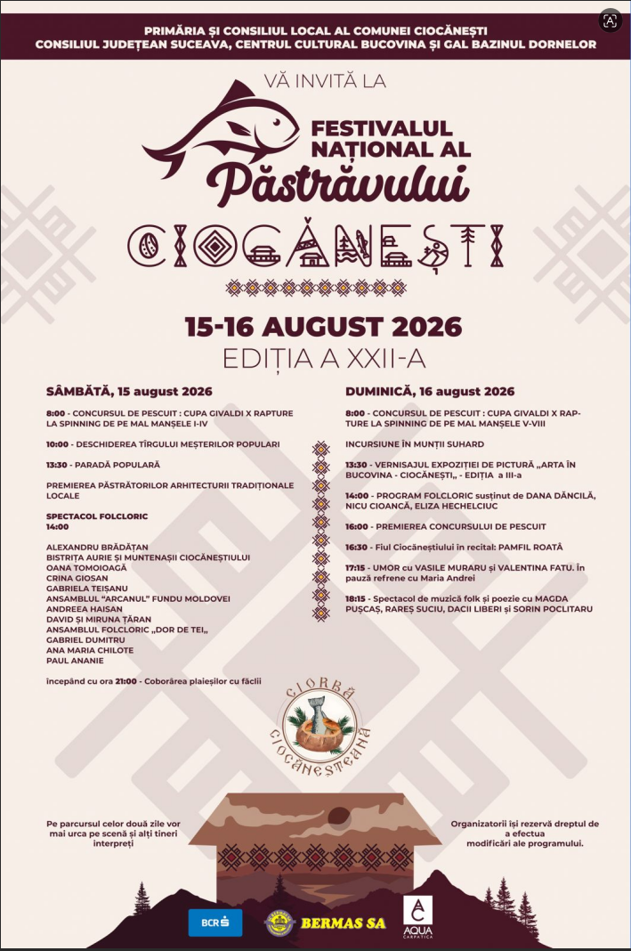 FESTIVALUL NATIONAL AL PASTRAVULUI - EDITIA 2026